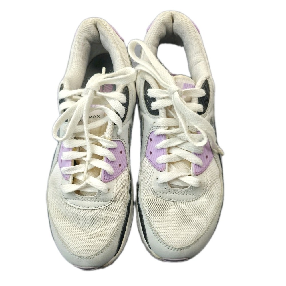 Nike Air Max 90 Women's / DH8010-103 / White-Cool Grey-Lilac Size 10